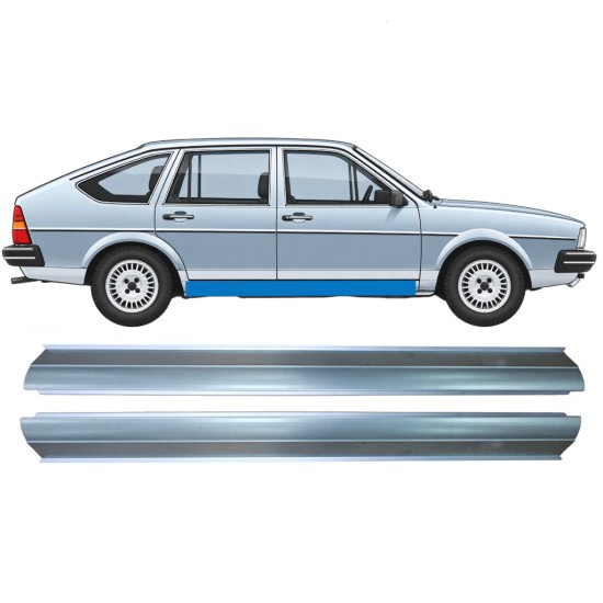 Tröskelplåt reparationspanel för Volkswagen Passat B2 1980-1988 / Vänster = Höger (symmetrisk) / COMBI / SEDAN / HATCHBACK / Set 11262