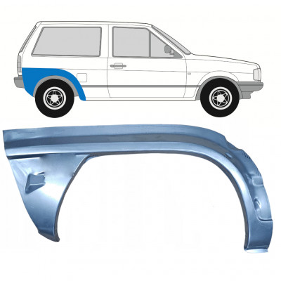 VW POLO 1981-1984 REPARATION AV BAKSKÄRM / HÖGER