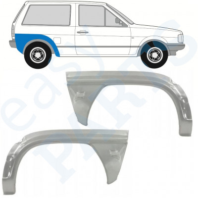 VW POLO 1981-1984 REPARATION AV BAKSKÄRM / UPPSÄTTNING