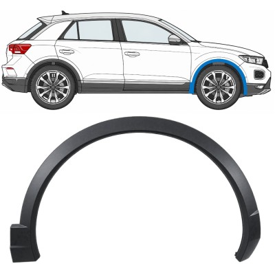 Prydnads Skyddslist skärm för Volkswagen T-Roc 2017- / Höger 17027