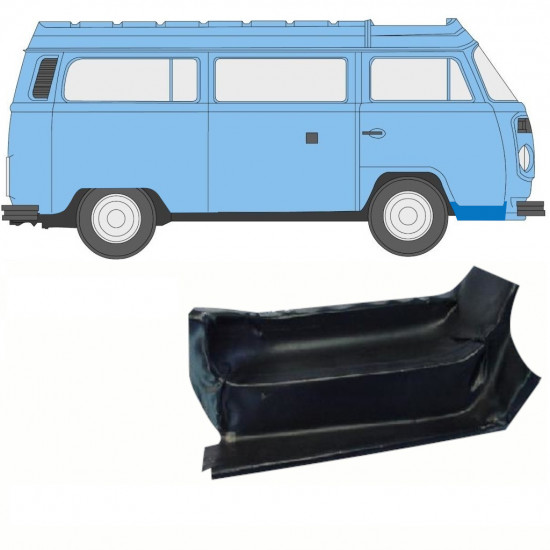 Fram steg reparationspanel för VW Transporter T2 1967-1979 / Höger 8666