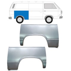 Sidovägg hjulhuskant för Volkswagen Transporter T3 1979-1992 / Vänster+Höger / Set 9587