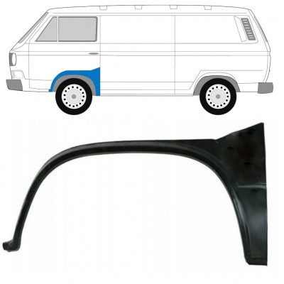 VW T3 1979-1992 REPARATIONSPLÅT FÖR FRAMSKÄRM / VÄNSTER