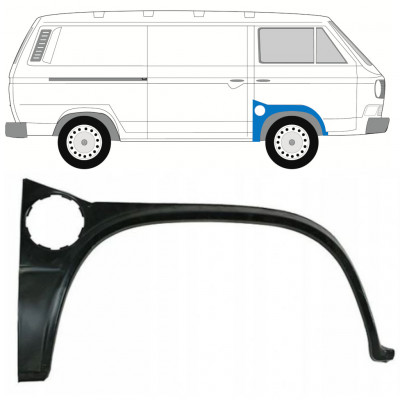 VW T3 1979-1992 REPARATIONSPLÅT FÖR FRAMSKÄRM / HÖGER