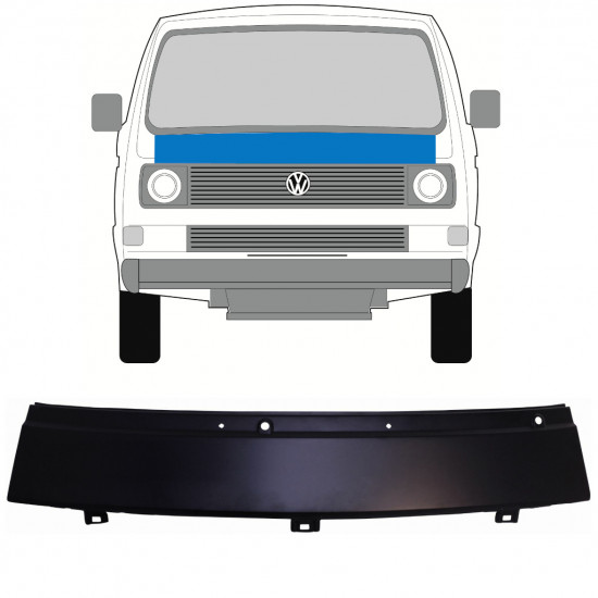 VOLKSWAGEN TRANSPORTER T3 1979-1992 FRONTPANEL FÖR VINDRUTAN