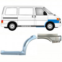 Fram hjulhus + skärm + fram skärm reparationspanel för VW Transporter T4 1996- / Höger / Set 10041