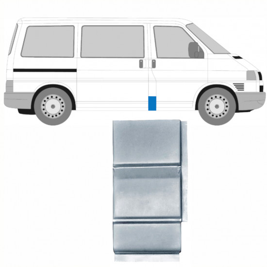 VW T4 1990-2003 CENTRUM POST REPARATIONSPANEL / HÖGER = VÄNSTER