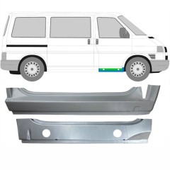 Inre + yttre fram tröskel reparationspanel för Volkswagen Transporter T4 1990-2003 / Höger / Set 9905