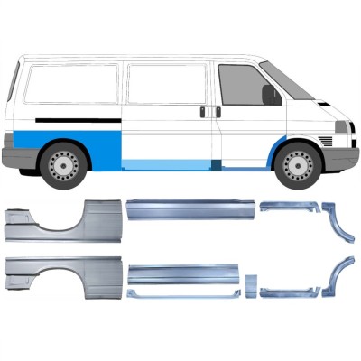 Reparationspanel set för Volkswagen Transporter T4 1990-2003 / Vänster / Höger / 14699