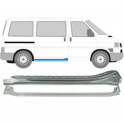 Skjutdörr tröskel reparationspanel för VW Transporter T4 1990-2003 / Höger / Set 10288