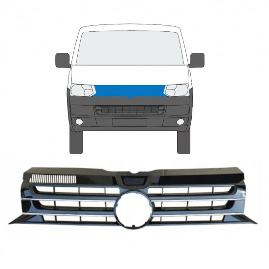 VOLKSWAGEN TRANSPORTER T5 2009-2015 FRAMGRILLAR