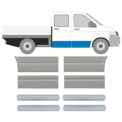 Reparationspanel för bak dörrtröskel för Volkswagen Transporter T5 2003-2015 / Vänster+Höger / Set 10266