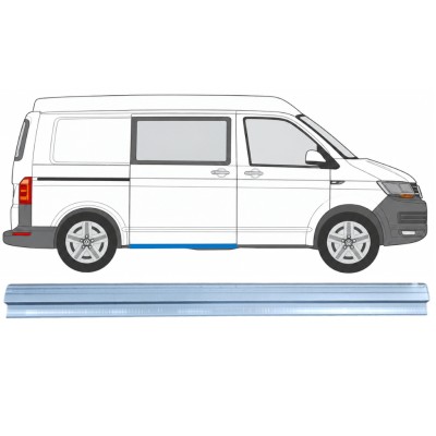 Skjutdörr tröskel reparationspanel för Volkswagen Transporter T6 2015-2024 / Höger 17183