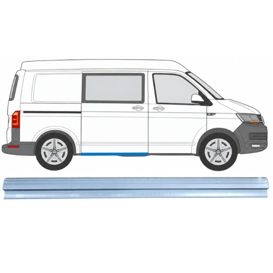 Skjutdörr tröskel reparationspanel för Volkswagen Transporter T6 2015-2024 / Höger 17183