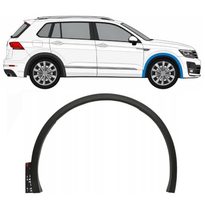 Prydnads Skyddslist skärm för Volkswagen Tiguan 2016-2020 R-Line / Höger 14861