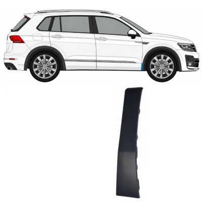 Prydnads Skyddslist skärm för Volkswagen Tiguan 2016-2020 R-Line / Höger 14863