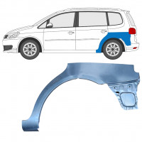 Sidovägg hjulhuskant för VW Touran 2010-2015 / Vänster 8195