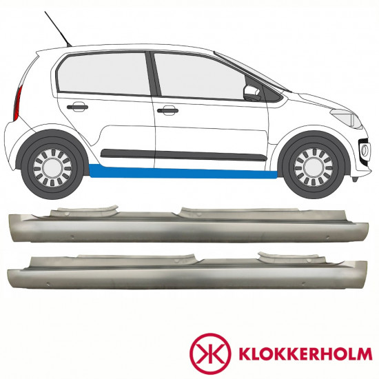 VOLKSWAGEN UP! 2011- 5 DÖRRAR TRÖSKELPLÅT TILL / UPPSÄTTNING