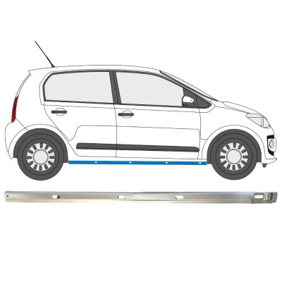 Inre tröskel reparationspanel för Volkswagen UP! 2011- / Höger 14857