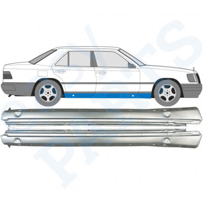 MERCEDES W124 1984-1996 full TRÖSKELPLÅT TILL / UPPSÄTTNING