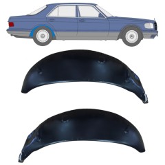 Hjulhus reparationsplåt för Mercedes S-Class W126 1979-1991 / Vänster+Höger / Set 10533