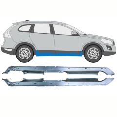 Tröskelplåt för Volvo XC60 2008-2017 / Vänster+Höger / Set 10345