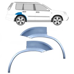 Liten bak skärm reparationspanel för Nissan X-Trail 2001-2007 / Vänster+Höger / Set 10571