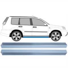 Tröskelplåt reparationspanel för Nissan X-Trail 2001-2007 / Vänster+Höger / Set 11947