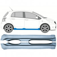 Tröskelplåt reparationspanel för Toyota Yaris 2006-2011 / Vänster+Höger / Set 10015