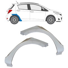 Sidovägg hjulhuskant för Toyota Yaris 2011-2020 / Vänster+Höger / Set 14593
