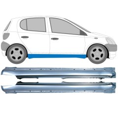 Tröskelplåt för Toyota Yaris 1999-2005 / Vänster+Höger / Set 9213