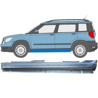 Tröskelplåt för Skoda Yeti 2009- / Vänster 15976