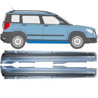 Tröskelplåt för Skoda Yeti 2009- / Vänster+Höger / Set 15977