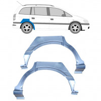 Sidovägg hjulhuskant för Opel Zafira 1999-2005 / Vänster+Höger / Set 9403