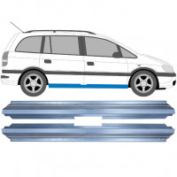 Tröskelplåt reparationspanel för Opel Zafira 1999-2005 / Vänster = Höger (symmetrisk) / Set 9714