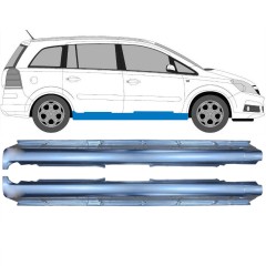 Tröskelplåt för Opel Zafira B 2005-2012 / Vänster+Höger / Set 10617