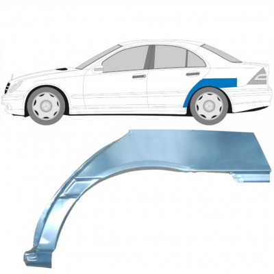 MERCEDES C-CLASS 2000-2007 REPARATION AV BAKSKÄRM / VÄNSTER