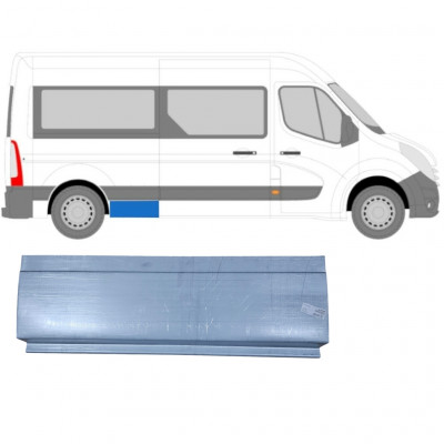 Sidovägg hjulhuskant för Renault Master 2010- / Höger 8367